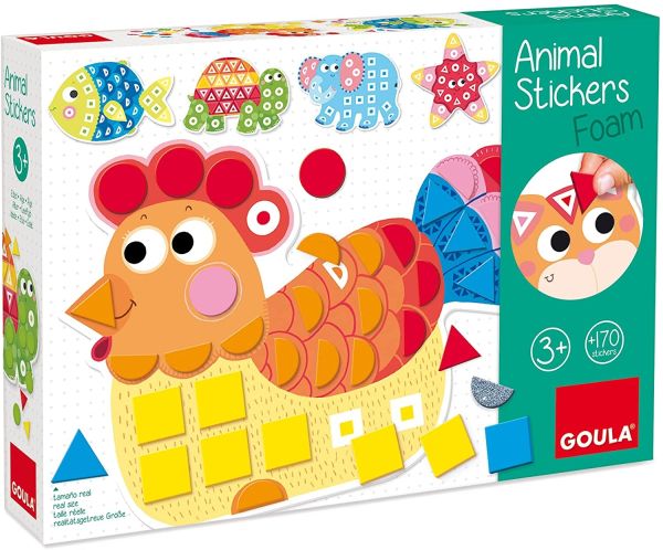 GOA53149 - Schaumstoff-Aufkleber Tiere - 1
