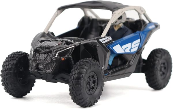 DCM60005 - CAN-AM Maverick X3 X rs Turbo RR Blau, Schwarz und Grau - 1