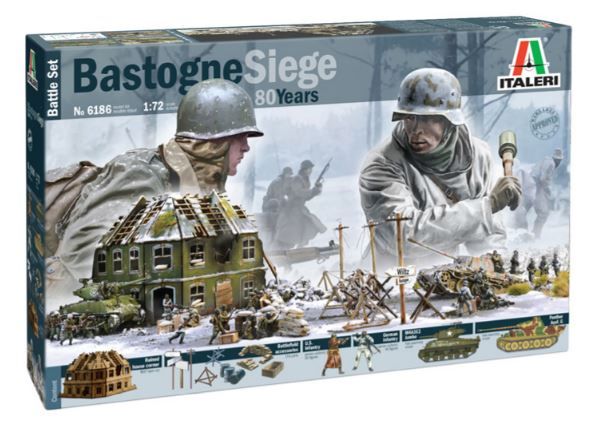 ITA6186 - Schlacht-Set – Belagerung von Bastogne 80 Jahre zum Zusammenbauen und Bemalen - 1