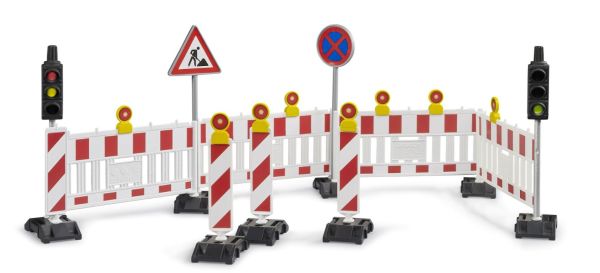 BRU62009 - Verkehrssicherheitsset mit Zubehör und Ampeln - 1