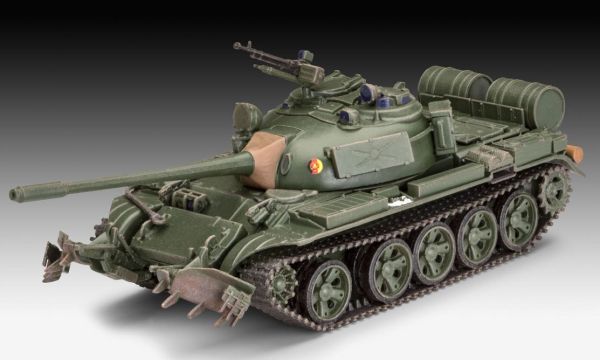 REV63328 - MODEL SET – Panzer T-55A/AM mit KMT- 6/EMT-5 Minensuchpanzer zum Zusammenbau mit Farbe - 1