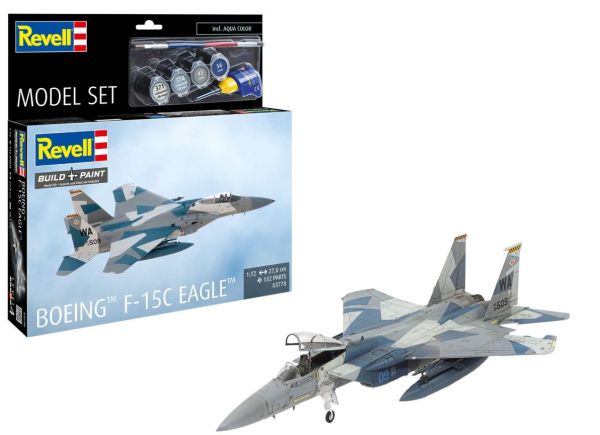 REV63778 - Modellbausatz – BOEING F-15C Eagle mit Farbe - 1