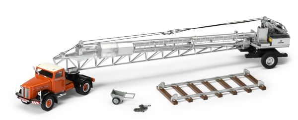 NZG664/01 - SCANIA L60 4x2 avec grue LIEBHERR Forme 6 – 75 ans - 1