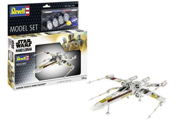 REV66790 - MODELL-SET – CARSON Teva's X-Wing Fighter STAR WARS Bausatz mit Lackierung - 1
