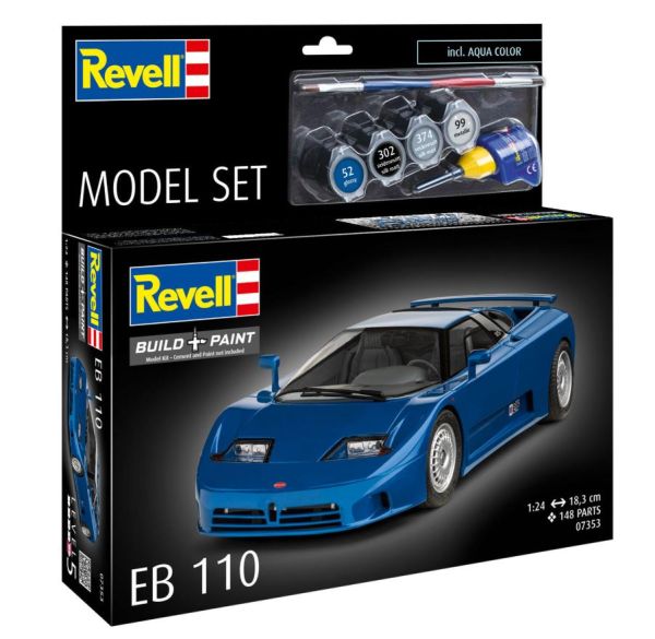 REV67353 - Modellbausatz – BUGATTI EB110 mit Farbe - 1