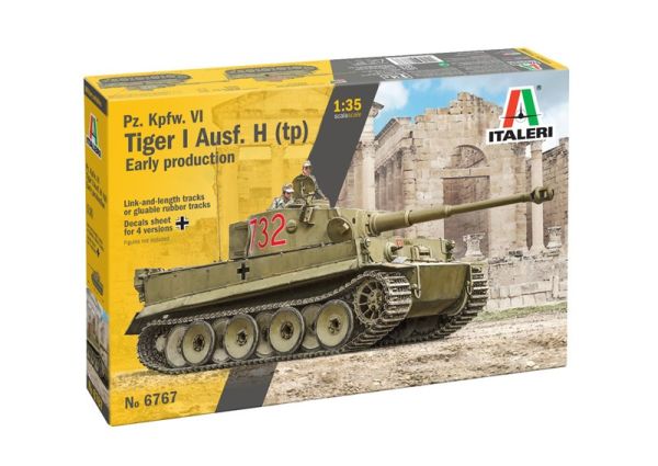 ITA6767 - Char Pz. Kpfw. VI Tiger I Ausf. E/H1 zum Zusammenbau und Lackieren - 1