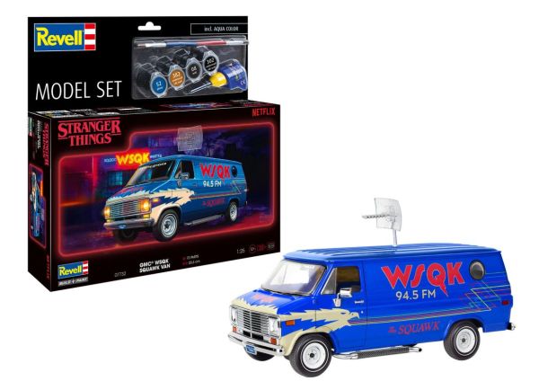 REV67732 - Modellbausatz – GMC WSQK Squawk Van – Stranger Things – Bausatz zum Zusammenbauen und Bemalen - 1
