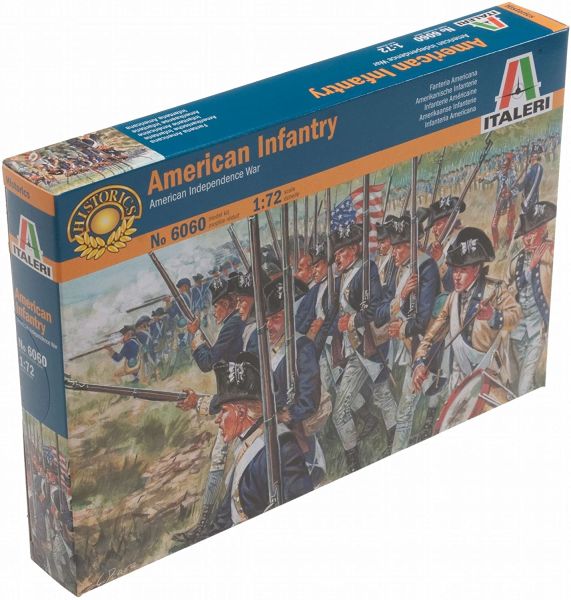 ITA6060 - Amerikanische Infanterie von 1775 zum Malen - 1