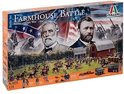 ITA6179 - Farm Battle – Amerikanischer Bürgerkrieg 1864 – Battle Set zum Bauen und Bemalen - 1