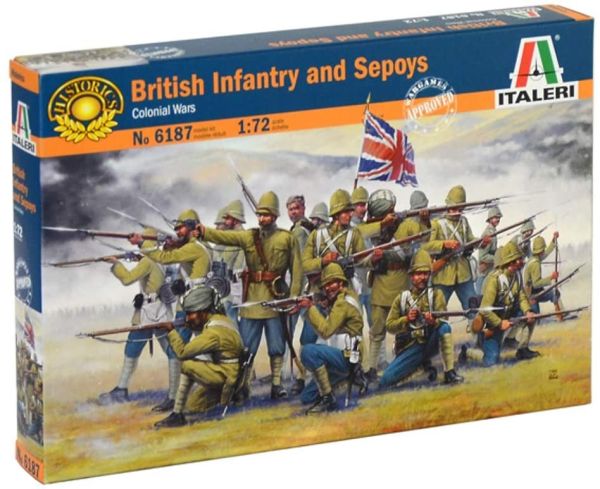 ITA6187 - Britische Infanterie und Sepoys zum Bemalen - 1