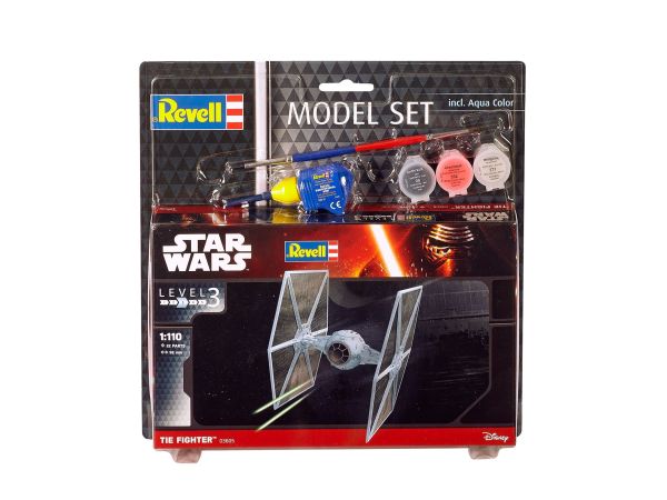 REV63605 - Modell-Set TIE Fighter STAR WARS mit Bemalung zum Zusammenbauen - 1