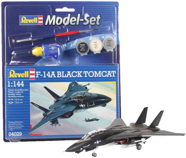 REV64029 - Modellbausatz F-14A Black Tomcat mit Bemalung zum Zusammenbauen - 1