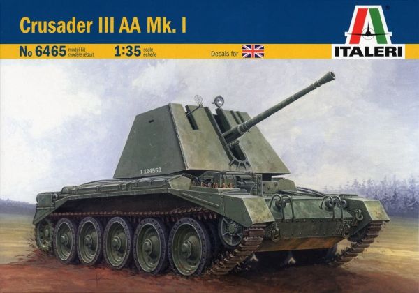 ITA6465 - Panzer Crusader III AA MK.I zum Zusammenbauen und Lackieren - 1