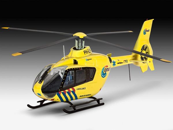 REV64939 - Modellset Airbus Helicopters EC135 ANWB mit Lackierung zum Zusammenbauen - 1