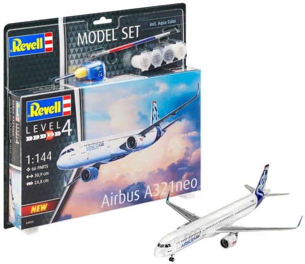REV64952 - Modellsatz Airbus A321 Neo mit Lackierung zum Zusammenbauen - 1