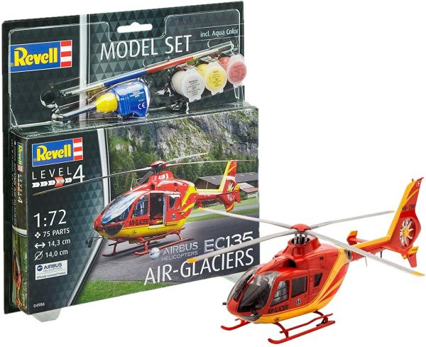 REV64986 - AIR-GLACIERS EC135 zum Zusammenbauen und Lackieren - 1