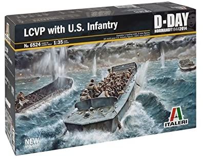 ITA6524 - LCVP mit US-Infanterie zum Zusammenbauen und Bemalen - 1