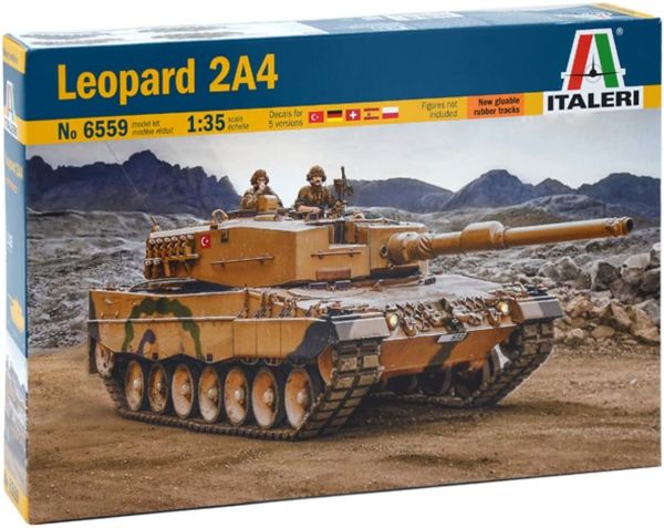 ITA6559 - LEOPARD 2A4 Tank zum Zusammenbauen und Lackieren - 1