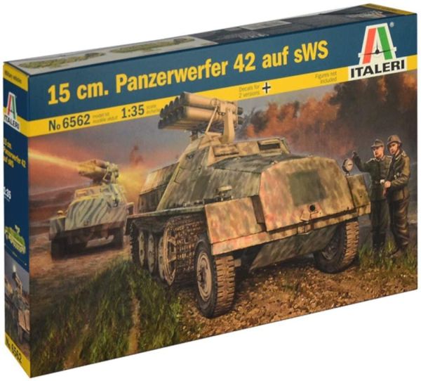ITA6562 - Fahrzeug 15cm. Panzerwerfer 42 auf sWS zum zusammenbauen und lackieren - 1