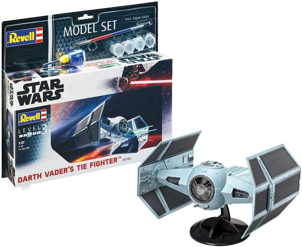 REV66780 - Modellset Darth Vader TIE Fighter STAR WARS mit Bemalung zum Zusammenbauen - 1