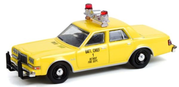 GREEN67020-C - PLYMOUTH Gran Fury 1982 Detroit Fire Department FIRE & RESCUE 5901 Blisterpackung - 1