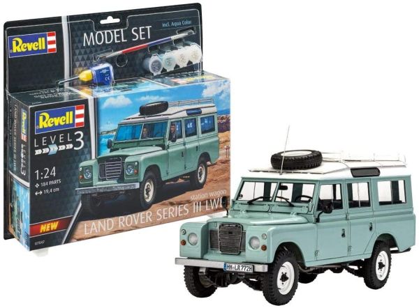 REV67047 - LAND ROVER SERIES III Modellset mit Lackierung zum Zusammenbauen - 1