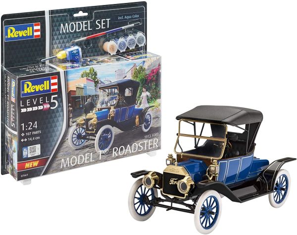 REV67661 - Modellset FORD Modell T 1913 mit Lackierung zum Zusammenbauen - 1