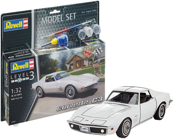REV67684 - Modellbausatz CORVETTE C3 mit Lackierung zum Zusammenbauen - 1