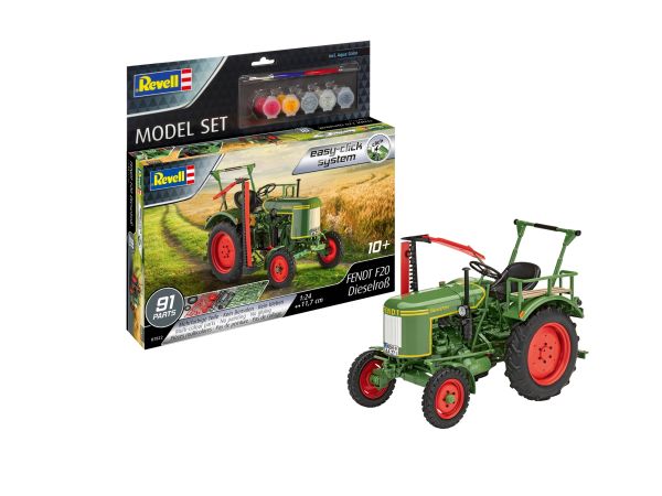 REV67822 - Model Set FENDT F20 Dieselross mit Lackierung zum Zusammenbauen. - 1