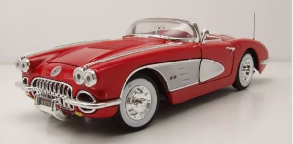 MMX73109ROUGE - CHEVROLET Corvette Cabrio 1958 Rot - 1