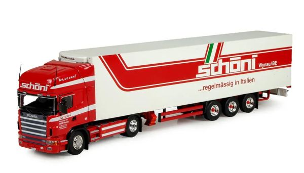TEK73906 - SCANIA 124 Topline 4x2 mit 3-Achs-Kühlauflieger SCHONI - 1