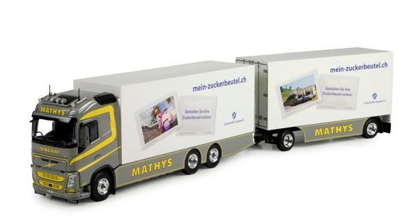 TEK73916 - VOLVO FH04 Globetrotter 6x4 Motorwagen mit 1+1-Achs-Anhänger MATHYS - 1