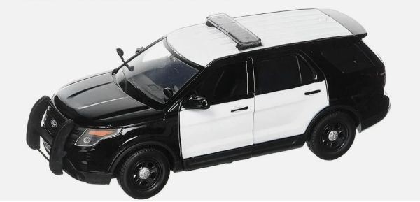 MMX76988NOIR - FORD Police Interceptor Utility 2022 Schwarz und Weiß - 1