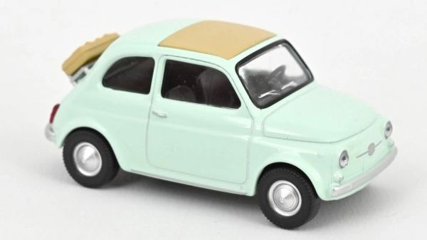 NOREV771206 - FIAT 500 F 1965 Pastellblau - Düsenauto - 1