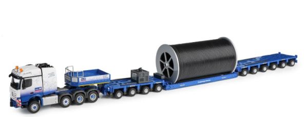 CON78262/02 - Mercedes-Benz Actros GL 8x4 mit Tiefladerplattform GOLDHOFER 4+6 Achsen mit Haspel - 1