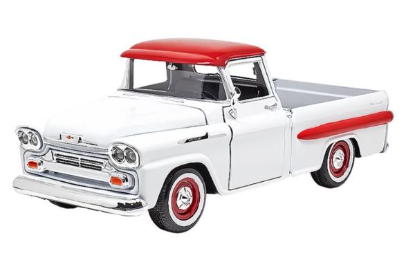 MMX79311BLANC - CHEVROLET Apache Fleetside Pick-up 1958 Weiß und Rot - 1