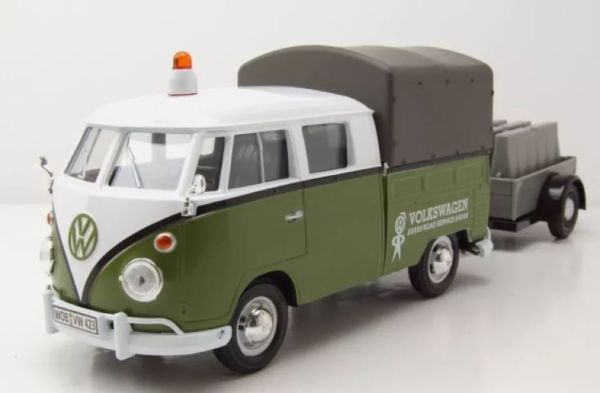 MMX79676 - VOLKSWAGEN Typ 2 Pick-up mit Plane und Anhänger – VW Road Service - 1