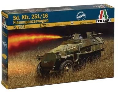 ITA7067 - Fahrzeug Sd.Kfz. 251/16 Flammpanzerwagen zum zusammenbauen und lackieren - 1