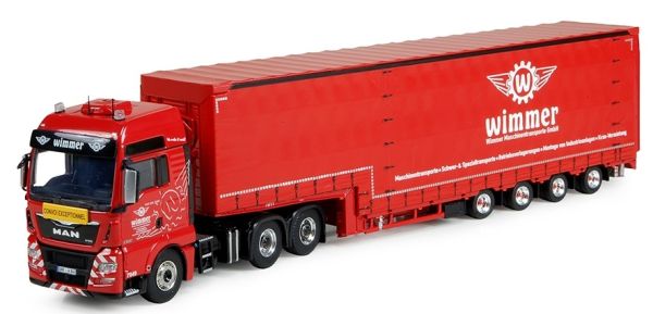 TEK74010 - MAN TGX XXL 6x4 mit Anhänger 4 Achsen WIMMER FELBERMAYR - 1