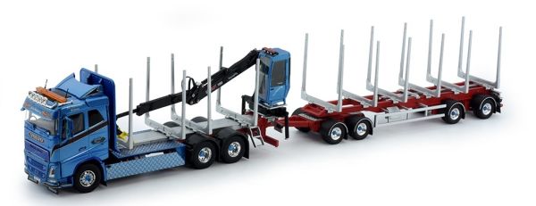 TEK74305 - VOLVO FH04 6x4 starr mit JAN JOHANSSON Forstanhänger - 1