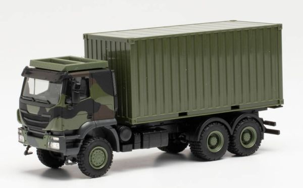 HER746793 - IVECO Trakker 6x6 Träger mit 20 Fuß Container Camouflage - 1