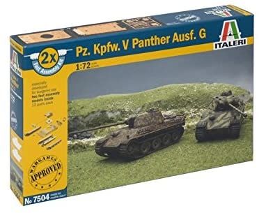 ITA7504 - Pz.Kpfw-Panzer. V Panther Montage schnell zu montieren und zu lackieren - 1