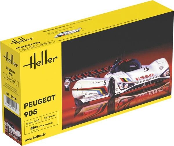 HEL80110 - PEUGEOT 905 Nr. 5 zum Zusammenbauen und Lackieren - 1