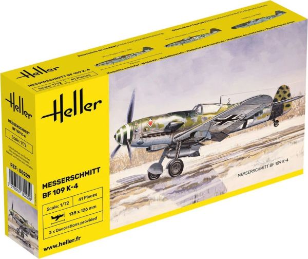 HEL80229 - Messerschmitt Bf 109 K-4 – Zusammenbau und Bemalung erforderlich - 1