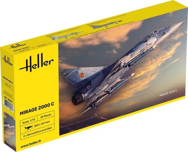 HEL80303 - MIRAGE 2000 C Kampfjet zum Zusammenbauen und Lackieren - 1