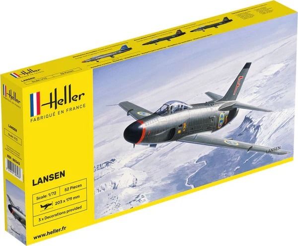 HEL80343 - SAAB Lansen Militärflugzeuge montieren und lackieren - 1