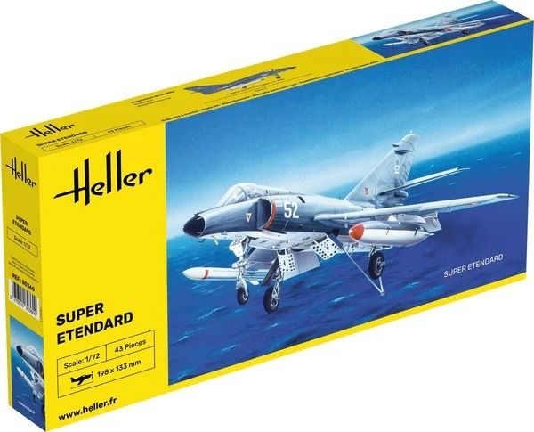 HEL80360 - Dassault Super Etendard Kampfjet zum Zusammenbauen und Lackieren - 1