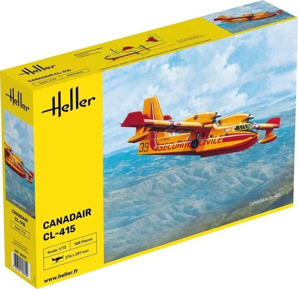 HEL80370 - Canadair CL-415 Bomberflugzeug zum Zusammenbauen und Lackieren - 1