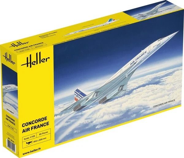 HEL80445 - Air France Concorde-Passagierflugzeug soll montiert und lackiert werden - 1