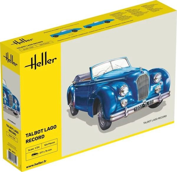 HEL80711 - TALBOT Lago Record zum Zusammenbauen und Lackieren - 1